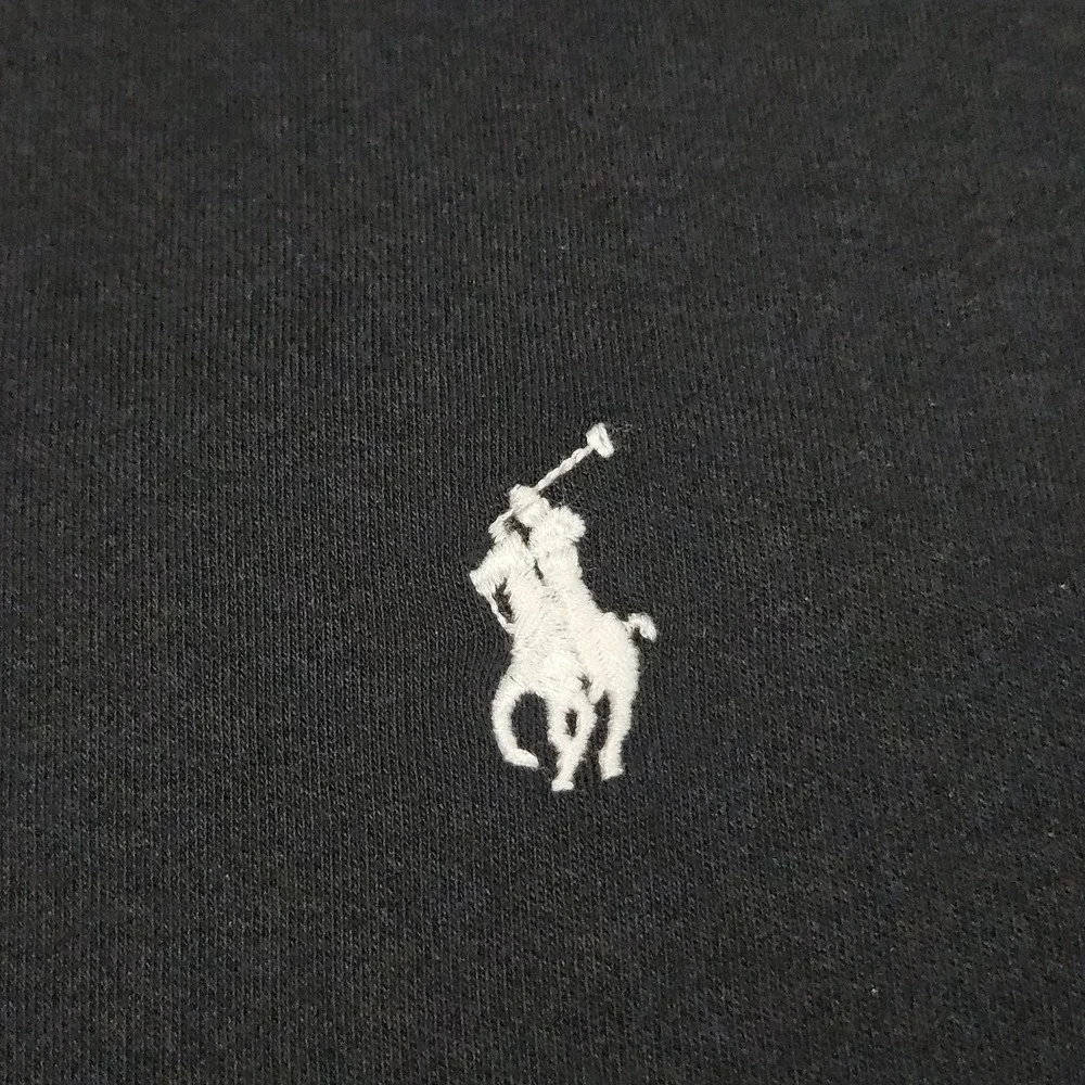 Polo Ralph Lauren Polo Shirt Mens XLT Black Cotton Pique Pony Logo Classic Fit